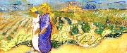 Women Crossing the Fields Vincent Van Gogh